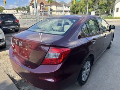 2012 HONDA CIVIC SEDAN AUTOMATIC NEW SAFETY CLEAN TITLE