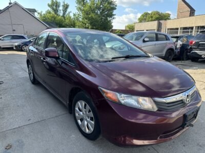 2012 HONDA CIVIC SEDAN AUTOMATIC NEW SAFETY CLEAN TITLE