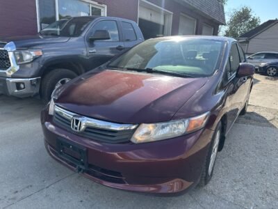 2012 HONDA CIVIC SEDAN AUTOMATIC NEW SAFETY CLEAN TITLE